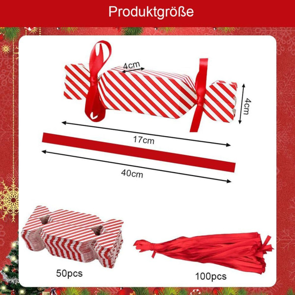 #Presentask 50 x Julklappsaskar presentpapper presentaskar godis#