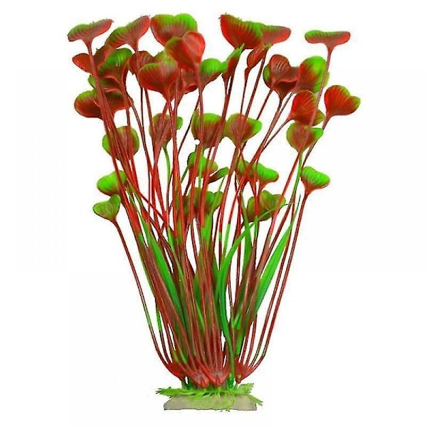 Store Akvarieplanter Plast Kunstige Planter Til Akvariedekoration (40cm)