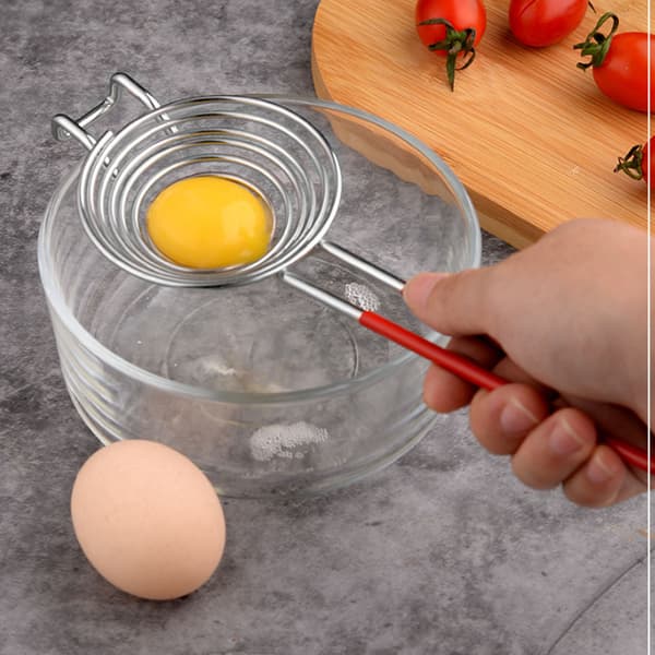 #2 stk. proteinseparator i rustfrit stål#