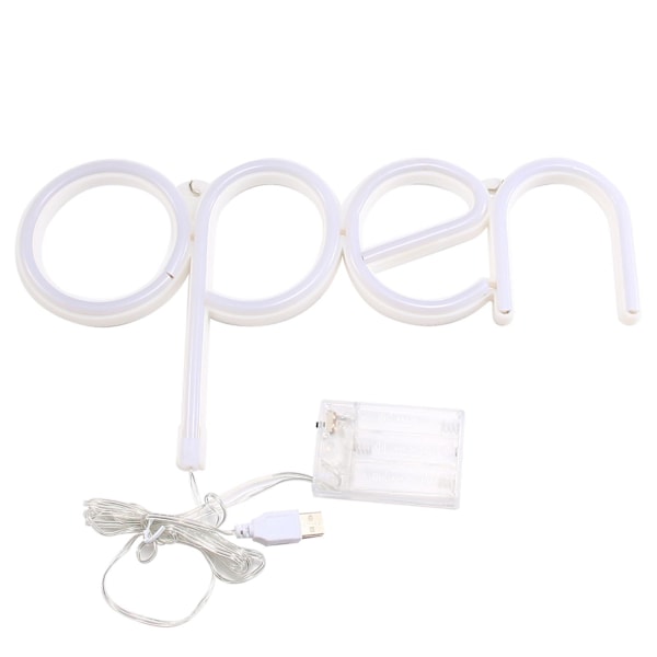 OPEN neonkyltti, neonvalo, baari, neonvalo, virtalähteenä USB himmennettävillä kytkimillä, baariin, klubille, kauppaan, ravintolaan, kahvilaan