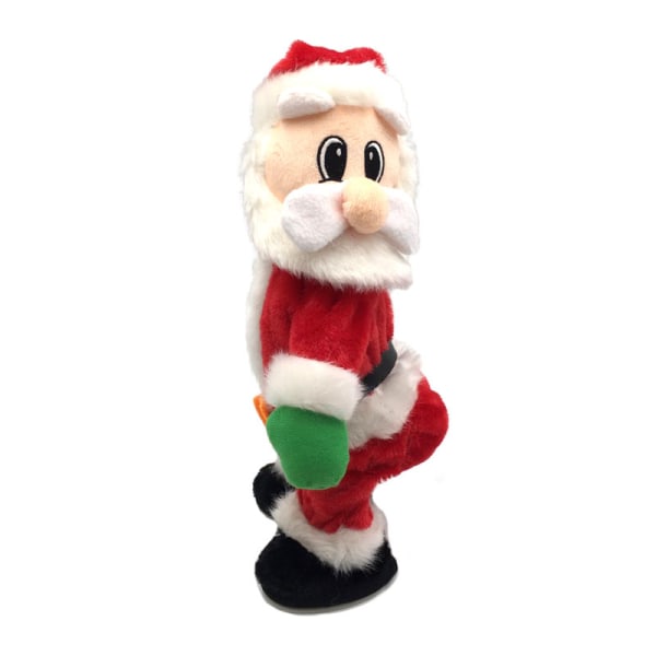 #Twerking Santa, 14" tomtedocka Animerade julleksaker Singing Sp#