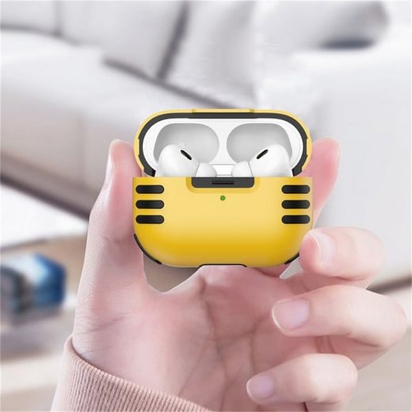 #Gult hodetelefonetui for Airpods 1/2 generasjon#