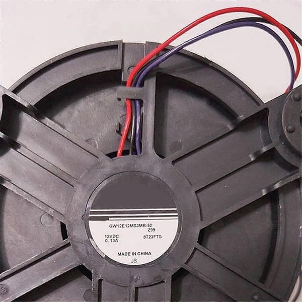 GW12E12MS3MB-52 12V DC Køleventilator Egnet til Køleskab Fryser Tilbehør