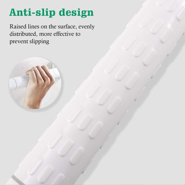 40 cm-badeværelses håndtag med lyse cirkler - Ultra Grip Non-Slip
