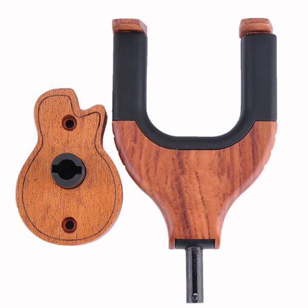 #Veggkrok for gitar Gitar krok med automatisk lås for alle elektriske akustiske klassiske bassgitarer Bøk tre gitar med gitarformet base#