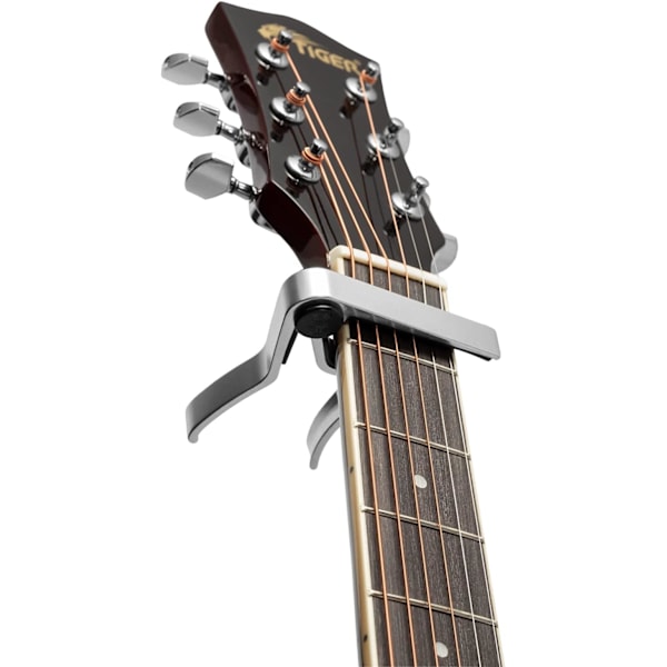 1 stk (sort, ca. 8,5 * 8 cm) Universal krom capo, kompatibel med
