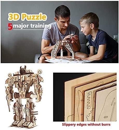 #3D Trepuslespill Robotmodell Trepuslespill for barn og voksne#