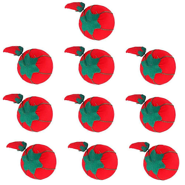 10 stk. Tomatformede Nålepude DIY Håndværk Værktøj til Syning