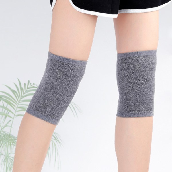 #2 st Knäskydd Elastiskt Band Knästöd Elektromagnetisk Terapi Perfekt för Ledvärk Osteoartrit Inflammationer Förstuvningar Svart Grå#