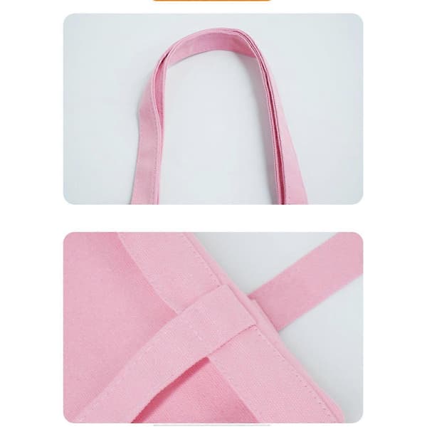 Tyylikäs ja tilava shopper-kassi (pinkki)