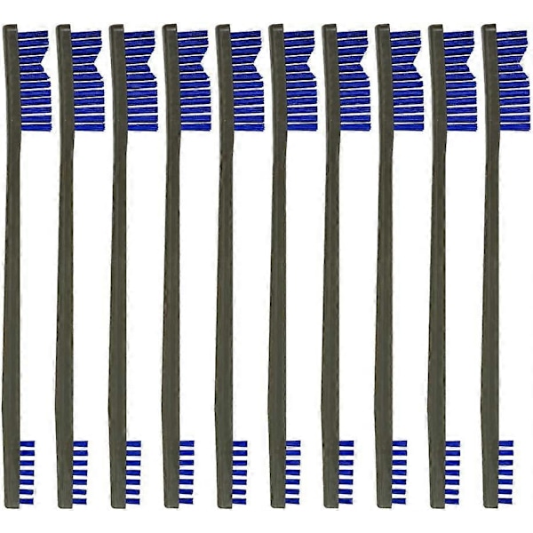 Sininen nylon yleispuhdistusharja aseille (10 kpl)