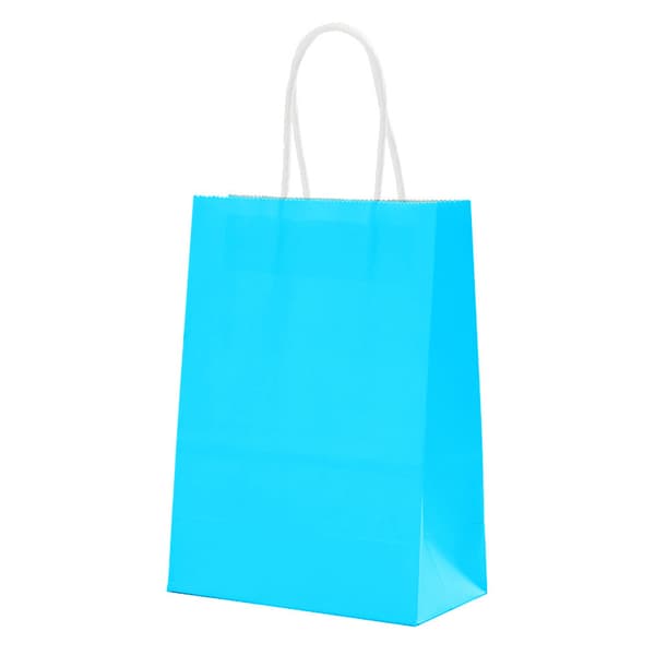 20-pack presentpåsar godispapperspåsar färgglada kraftpapper