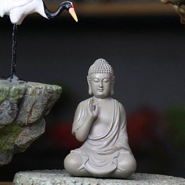 Meditationsbuddha Staty, Buddha Staty Serenity Ornament Sittande