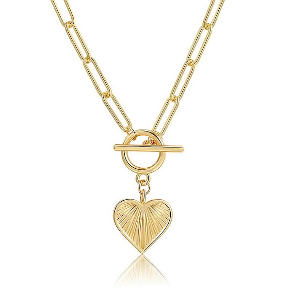 /#/Riippuva Kaulakoru Paper Heart Pin Rakkaus Kaulakoru Kylmä Tuuli Sim/#/
