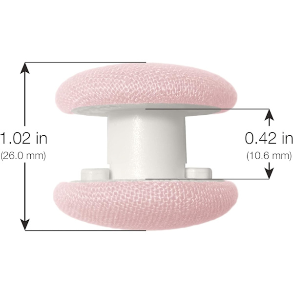 (Sett med 8, rosa) Dynetrekk-klips - 20 farger tilgjengelig - Låsestift