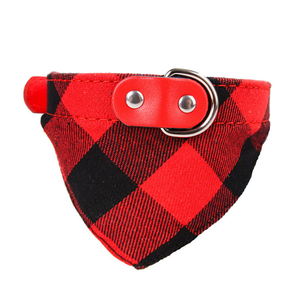#L Hundebånd Lys Kjæledyr Bandanas Sjal Justerbar 4Set#
