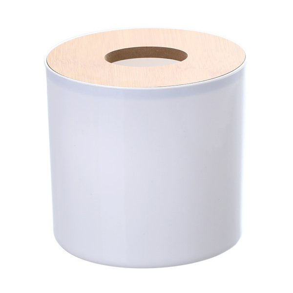 Bambuinen Tissu Doos, Wit Tissu Doos Deksel Houder Case Opslag Ho