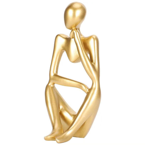 Tænkeren Statue, Håndlavet Abstrakt Tænker Skulptur Mode