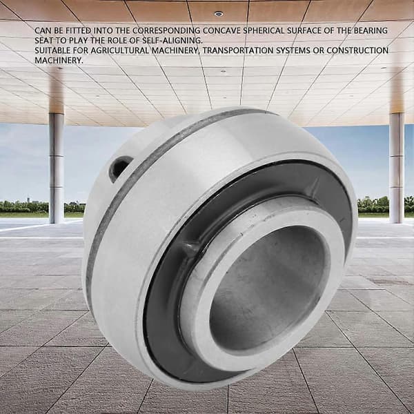 1 st Förkromat Insatsmonterat Kullager Stål UC205 25mm