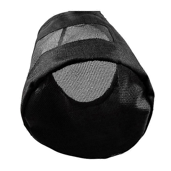 Justerbar Elastisk Höpåse för Hästar - Utomhus Halmmatningspåse i -24x25cm