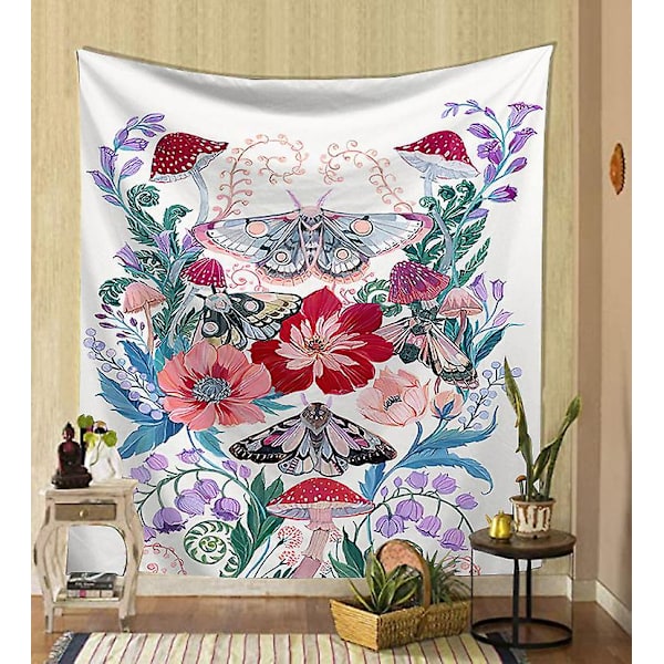 200x150 cm Psykedelisk väggbonad i tyg, hängande, täcker