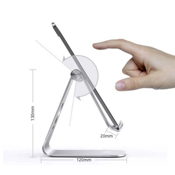 Tablettstativ, Justerbart Tablettstativ, Dokkholder for iPad 9, i