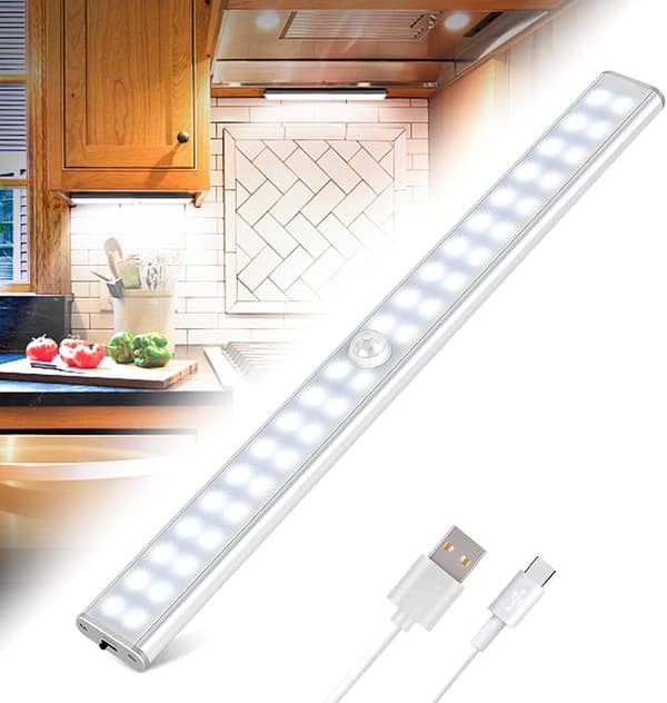 *Under Cabinet Lights, 40 LED Motion Sensor Closet Light, Trådløs*