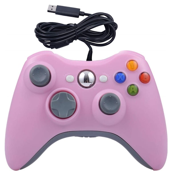 Uusi Xbox 360 -ohjain USB-kaapelilla Microsoft-laitteille