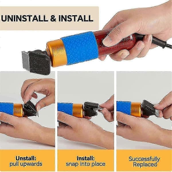 4-pack Ersättningsblad för mattuftningstrimmer, passar alla 200W mattuftningstrimmer