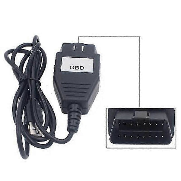 Ford OBD2 Scanner Diagnostikverktyg - VCM Kabel för Felkodsläsare & Dataström (ST1M566)