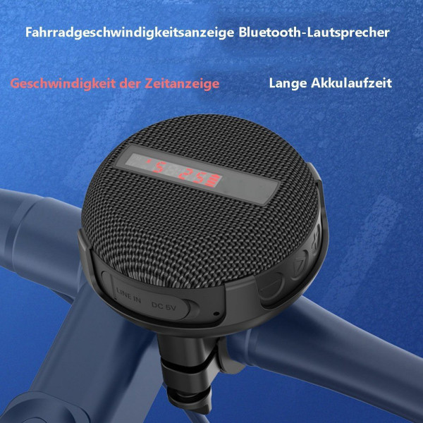 # Bluetooth cykeldisplayhastighetshögtalare med fäste#