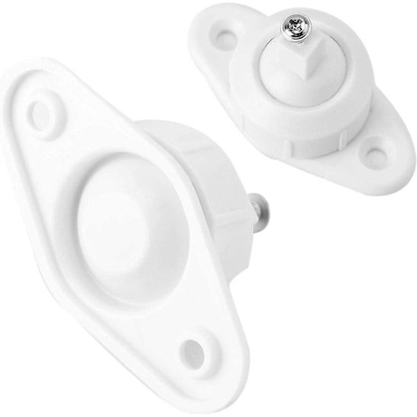 1 st Larmfäste Infraröd Detektorhållare Universellt Säkerhetslarm för Väggmonterad Infraröd Rörelselarmsdetektor, Vit, 35*32*62mm