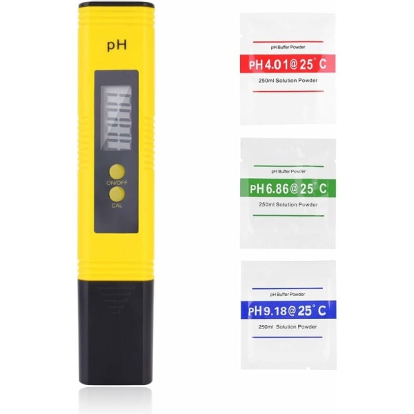 #Digital pH-måler, Bærbar Digital pH-tester Leser 0.01pH Oppløsning#