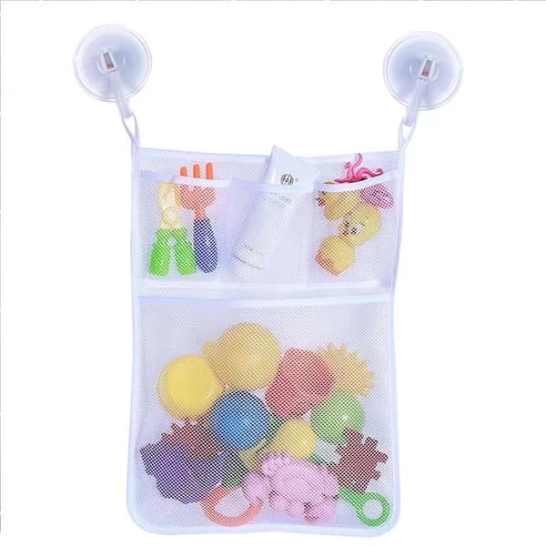 Baby Badeleketøy Organizer, Badekar Leke Oppbevaringspose, Mesh Oppbevaring
