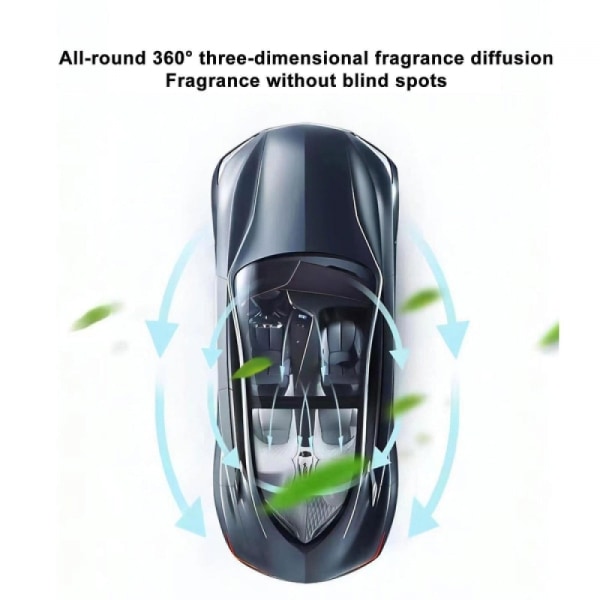#Car Aromatherapy Rotating Solar Car Air Freshener#