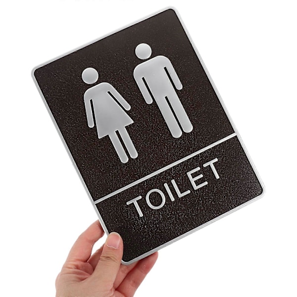 Itseliimautuva kylpyhuoneen opaste WC-oven opaste Miehet Naiset WC-opastekyltti