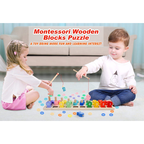 #Educational toy Montessori toy made of wood for children aged 3 4#