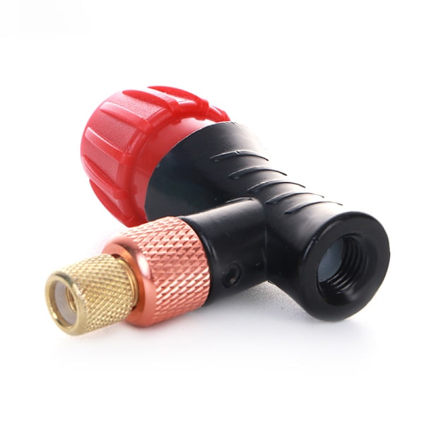 #Pyörän venttiilin pumppu Maastopyörä Tiepyörä Adapteri Pumppu Mini Kaksoispää Ilmapumppu MTB:lle ja Tiepyörälle#