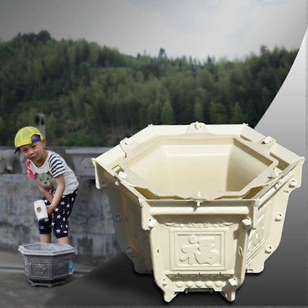 Plastform Hantverkstillverkning Form Epoxiform DIY Blomkruka Tillverkningsform för Hantverk