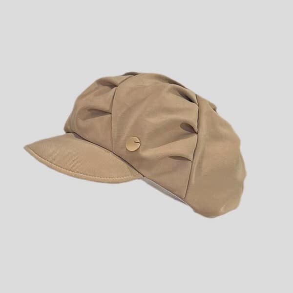 #Khaki beret blød beanie beret#