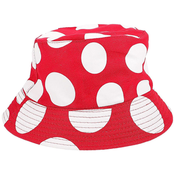 Fiskehatt Sommarhatt Dubbelsidig Användning Bucket Hat Utomhus Rese Fiskehatt