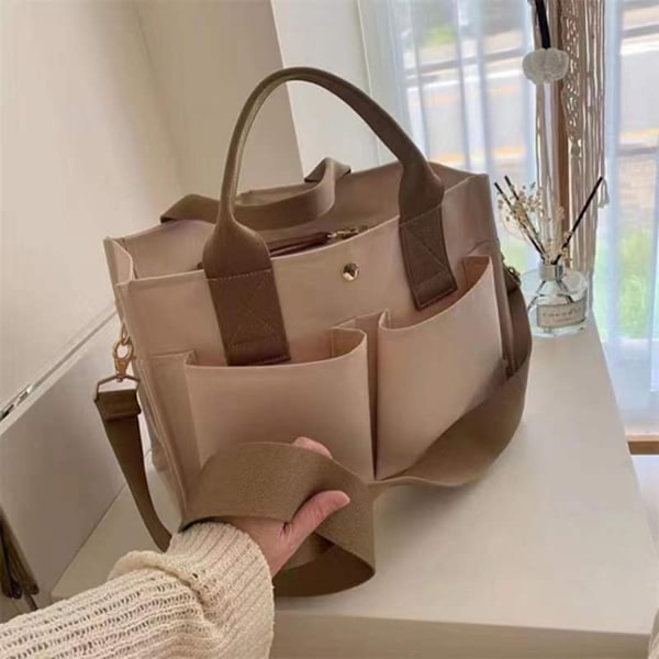 #Khaki lerret babyveske#