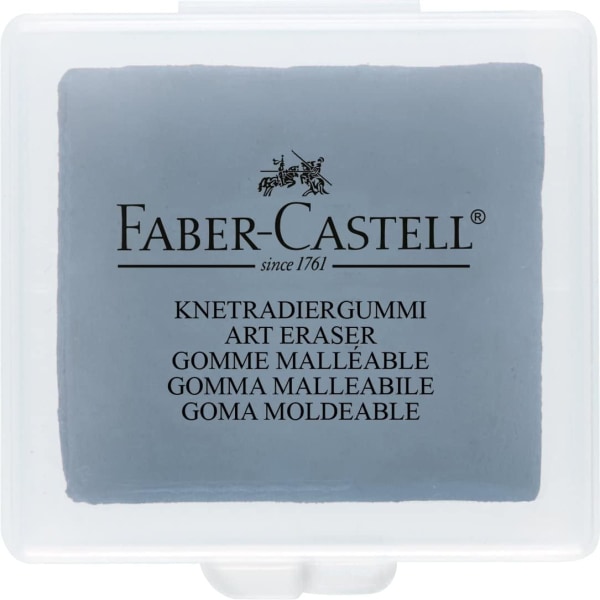 /#/Setti 6 taiteilijan mallinnuspyyhekumia, Art Eraser Faber Castell, Gra/#/