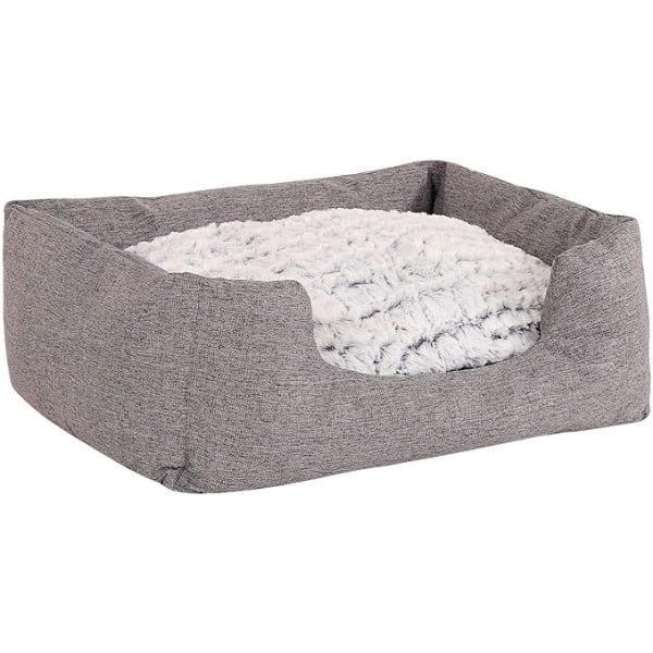 #Hundebed Vendbar Pude Hundekurv (S) 60x50 cm Grå#