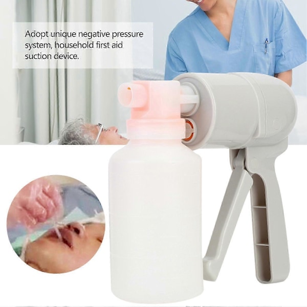 Manuell Slem Sugpump Apparat Respiratorisk Första Hjälpen Sugenhet För Hemmet CNO.217334