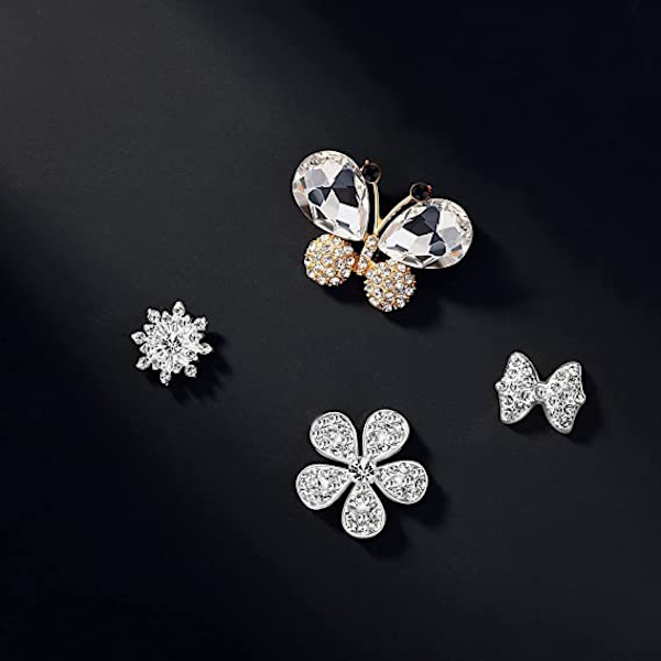 Modeshow Designer Skocharms til Kvinder og Piger, Bling Skocharm