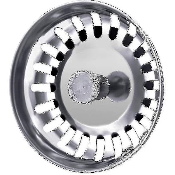Diskho Silplugg 80 mm, 1 Styck Korgsil Diskho Avloppsplugg Ersättning, Rostfritt Stål