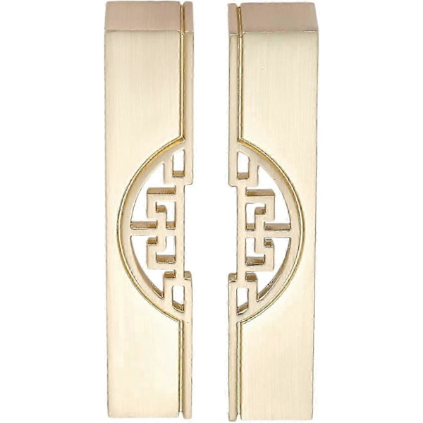 Set med 2 Innerdörrhandtag 96mm Guld Vintage Zinklegering