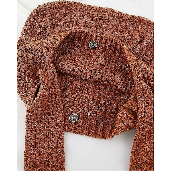 Dame Skuldertaske Hæklet Taske Skulder Shopping Taske Tote Aest
