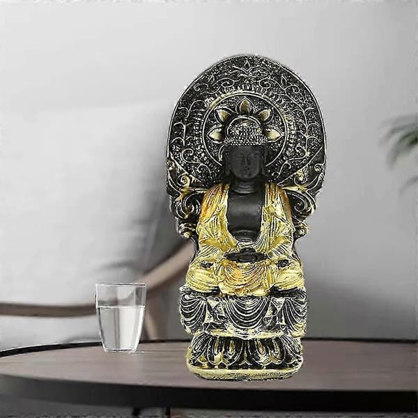 Buddhism Yin Buddha Staty Samlarobjekt Meditation Andlig Prydnad